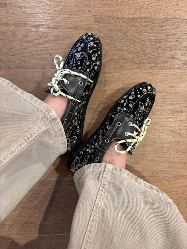 BOAT LOAFER BOTANIC 600 Black
