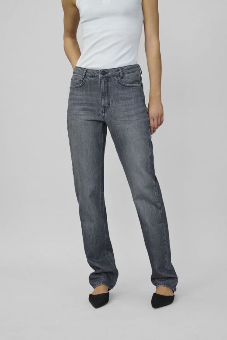 07 THE ISA 139 HIGH STRAIGHT 100087 Dark Grey Retro Wash