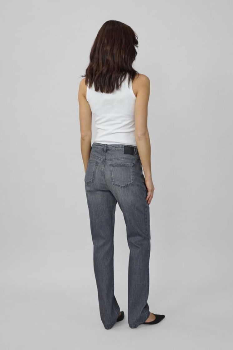 07 THE ISA 139 HIGH STRAIGHT 100087 Dark Grey Retro Wash