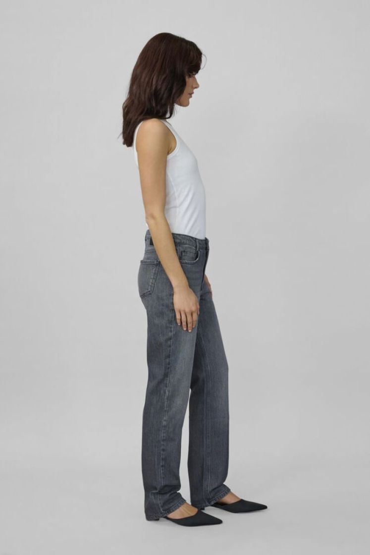 07 THE ISA 139 HIGH STRAIGHT 100087 Dark Grey Retro Wash