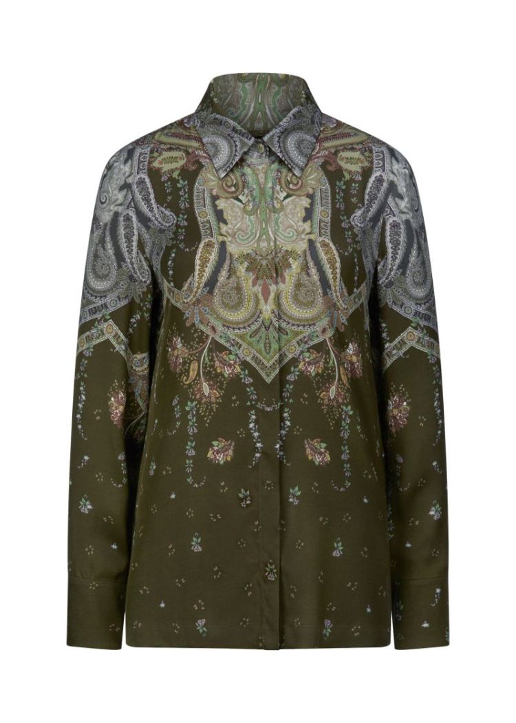  583 Olive Patterned