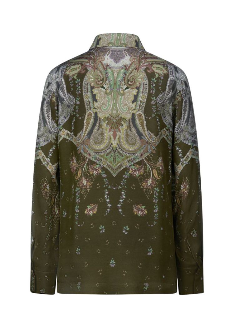  583 Olive Patterned