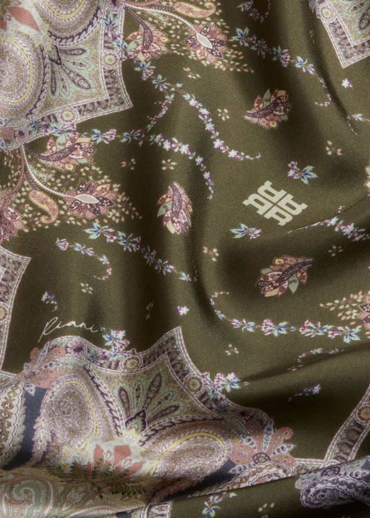  583 Olive Patterned