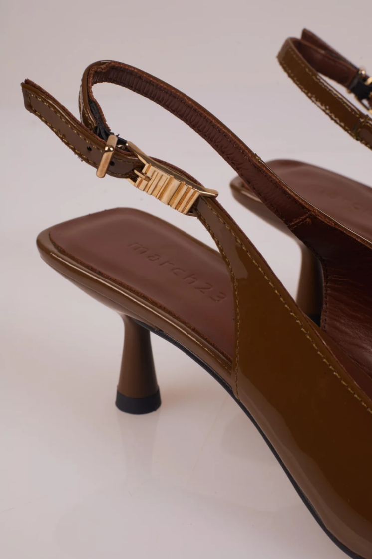    - OLIVE PATENT LEATHER