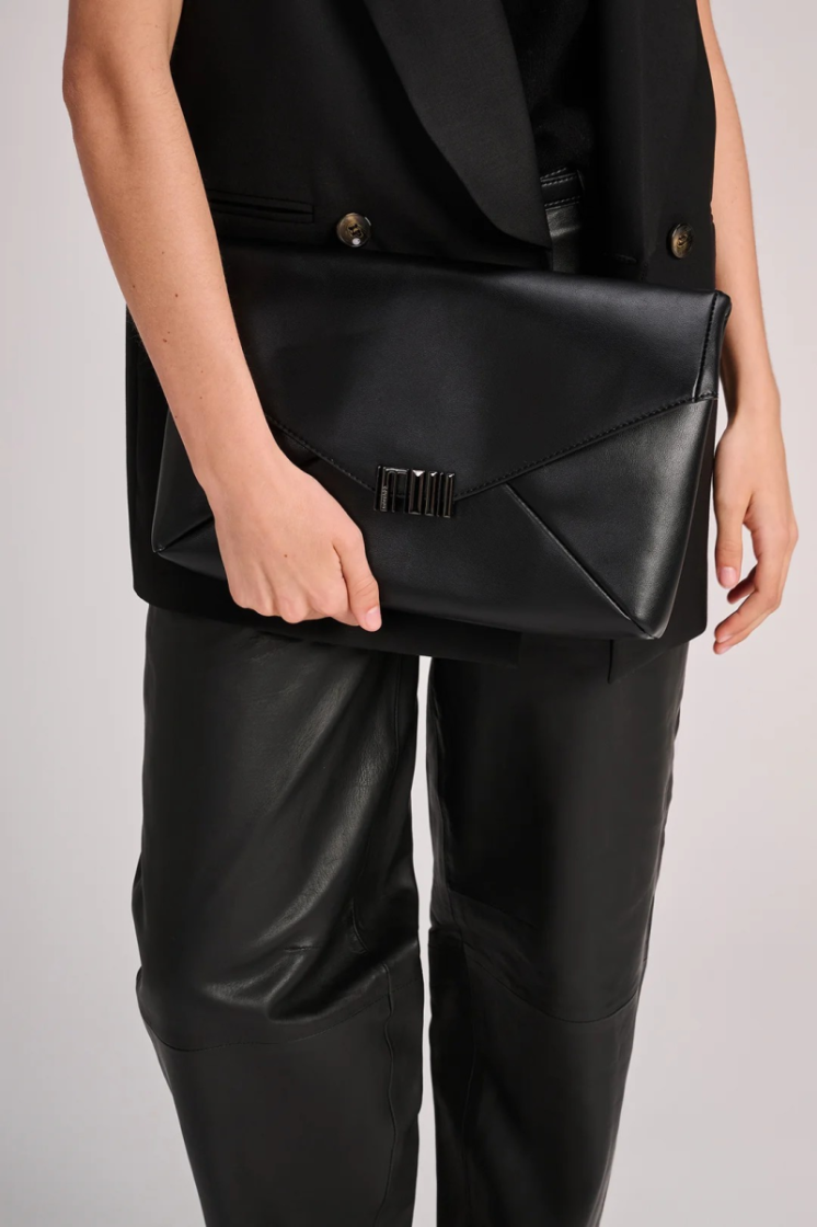   - BLACK LEATHER