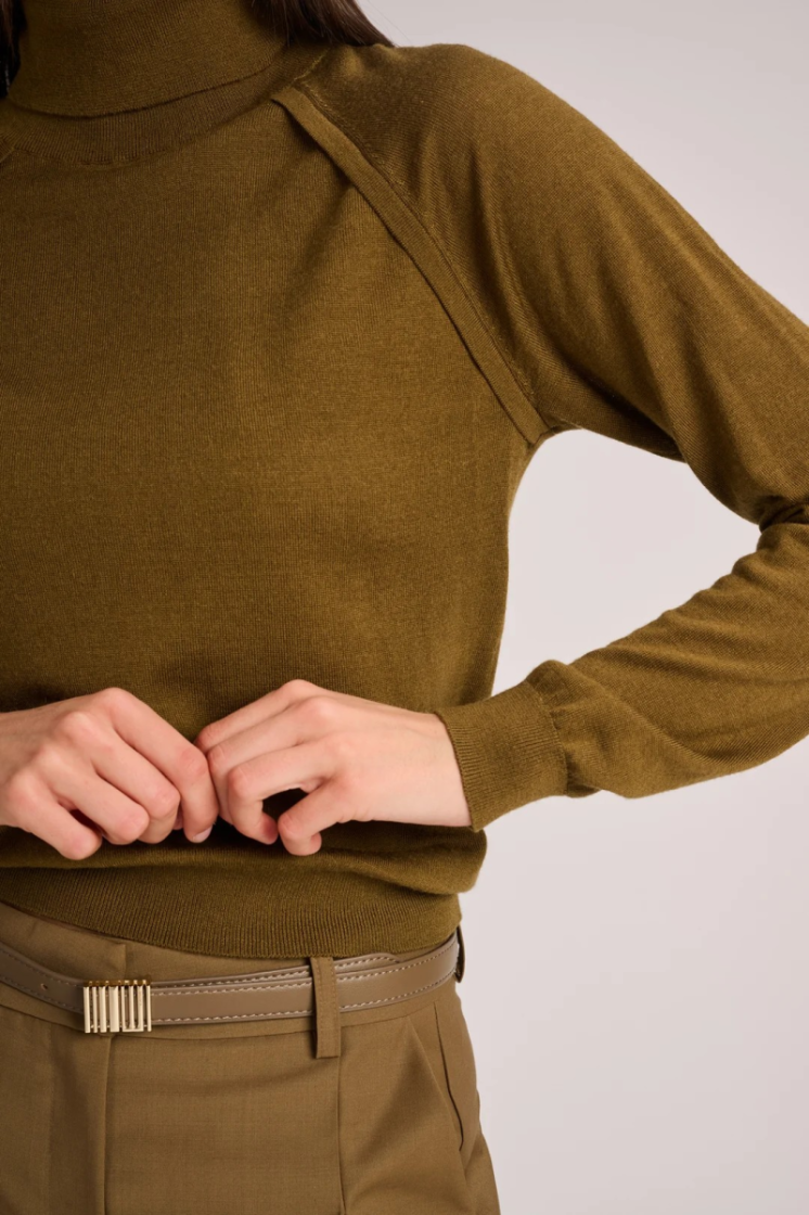   - OLIVE LEATHER