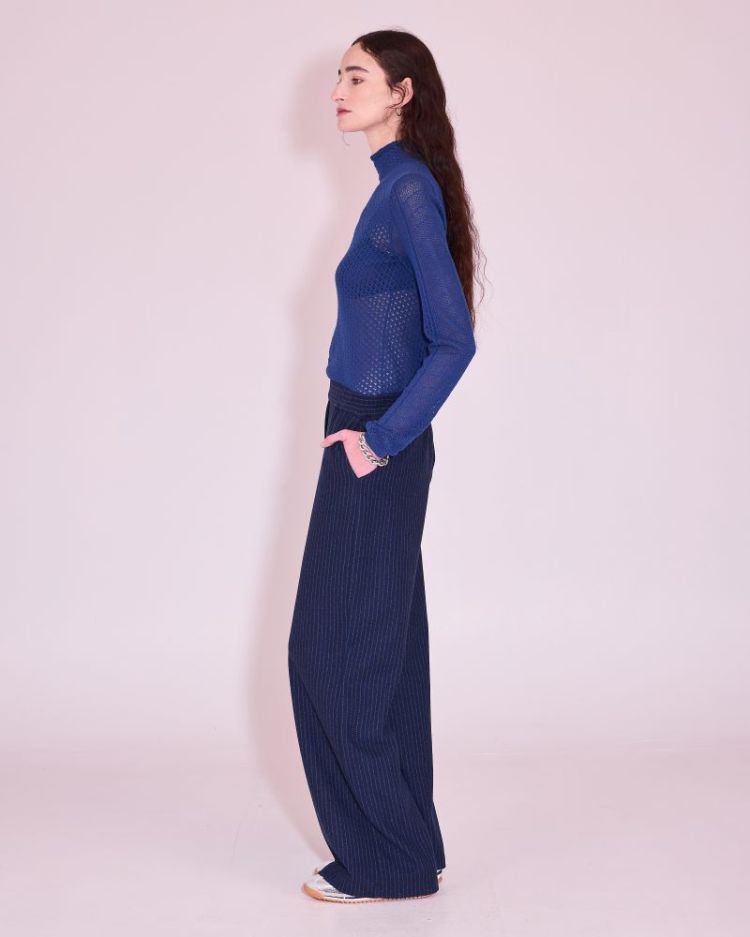   516 Bright Blue Stripes