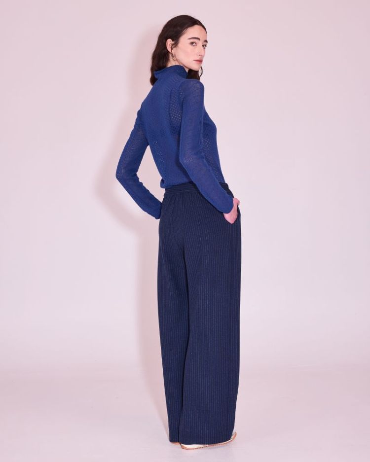   516 Bright Blue Stripes