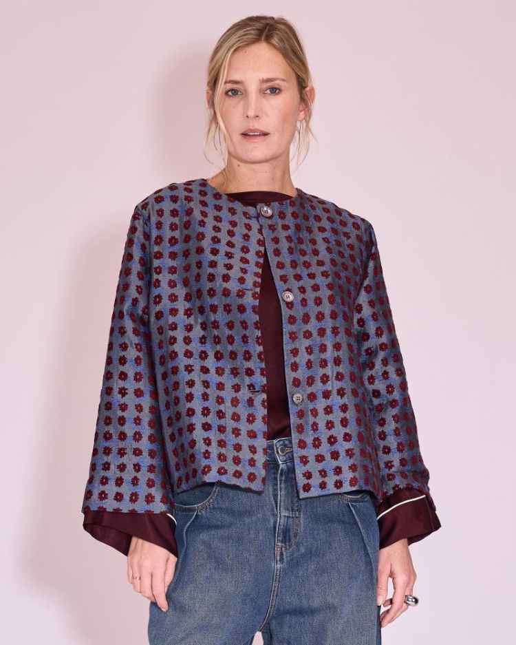   354 Burgundy flower