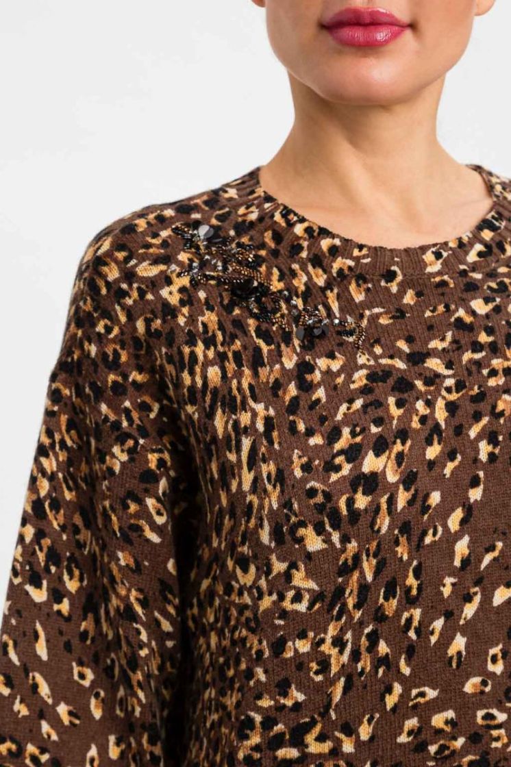  13873 ST.ANIMAL BROWN/GOLD