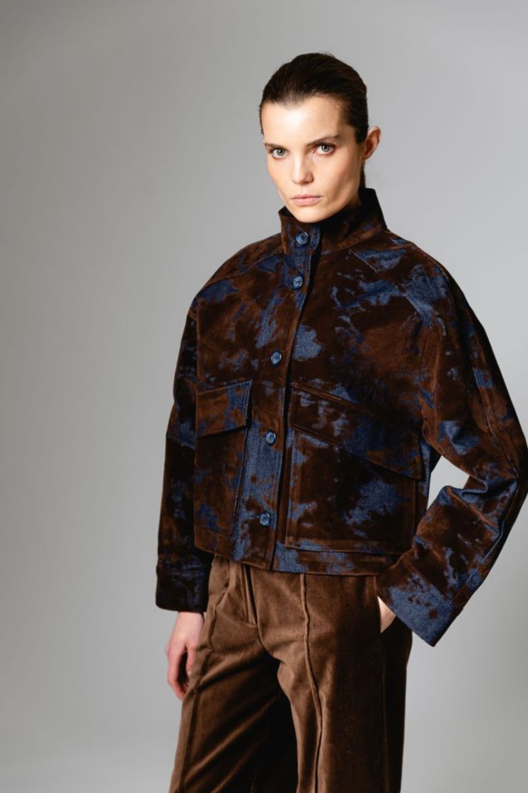 Brown denim