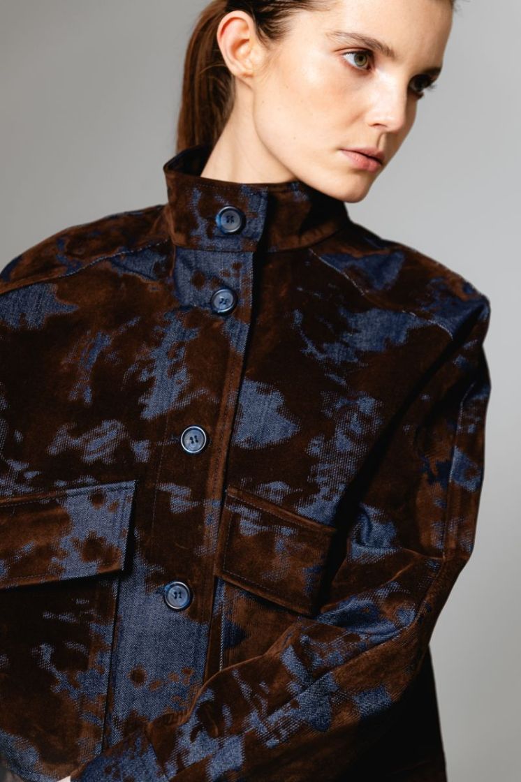  Brown denim