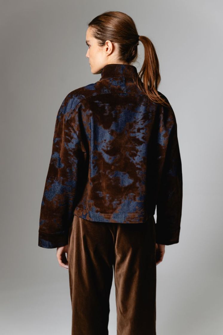  Brown denim