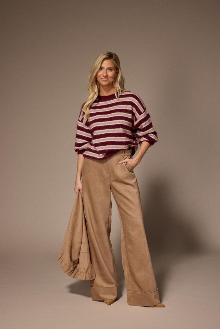  Burgundy Stripe