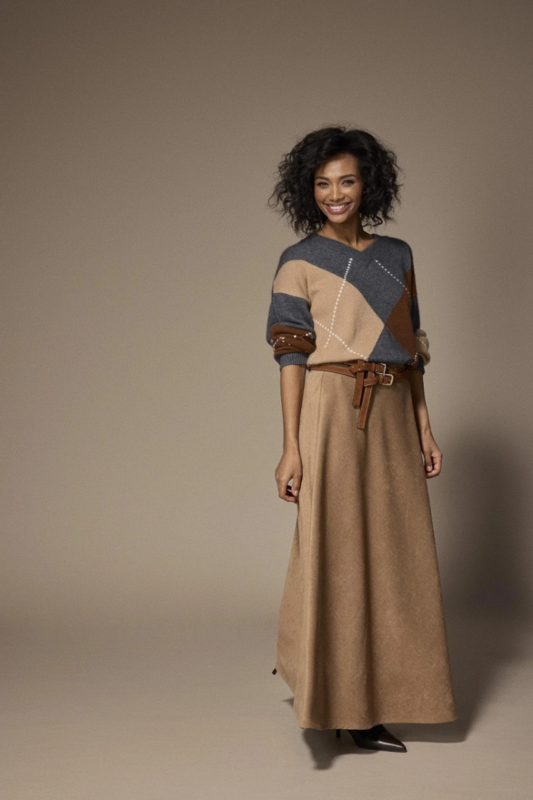 Grey/Camel